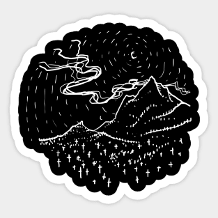 The nature of death Sticker